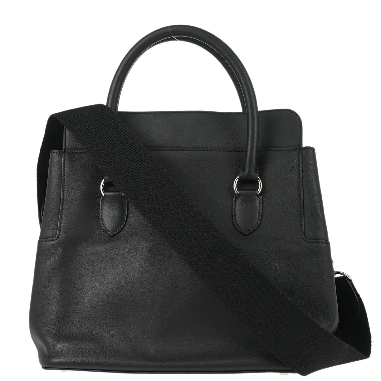 Hermes 2015 Black Swift Toolbox 26 2way Shoulder Handbag - Image 2