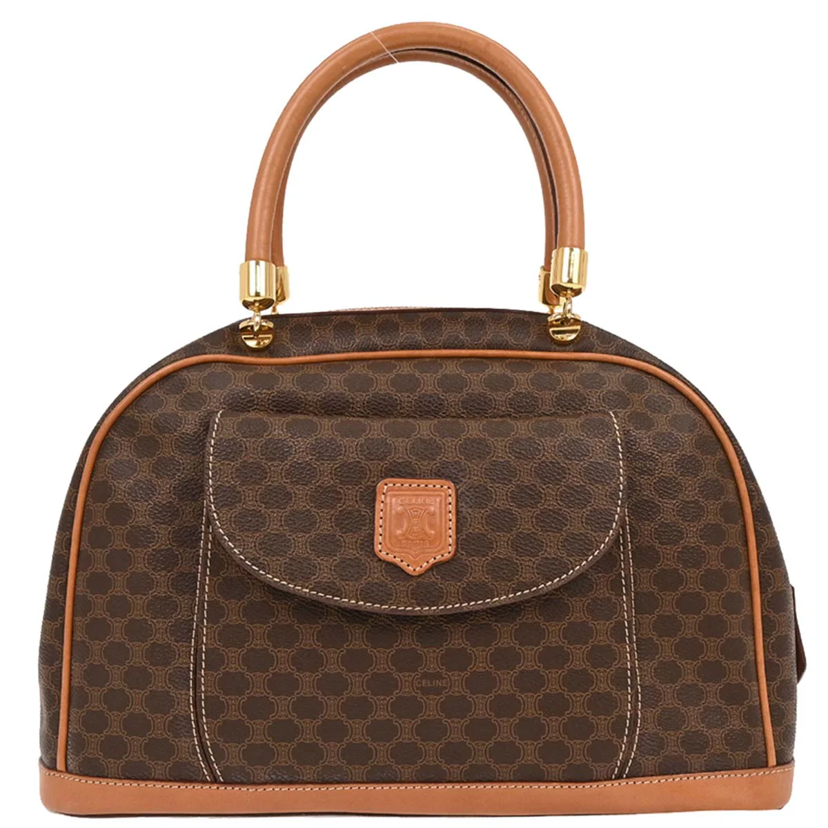 Celine Brown Macadam Handbag