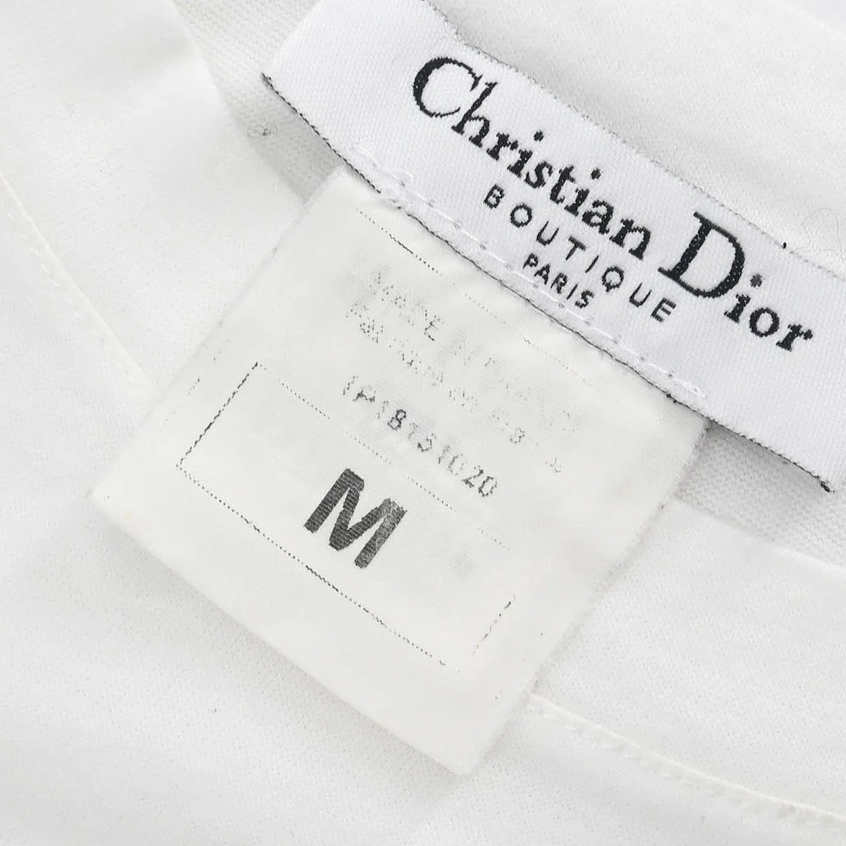 Christian Dior 2001 Tank Top White #M - Image 9