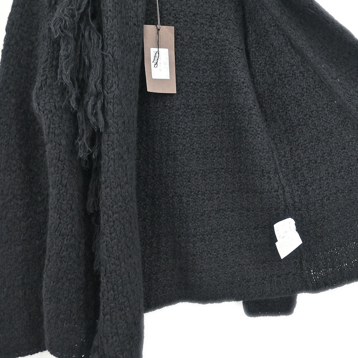Gucci 2012 Fringe Cardigan Black #M - Image 5
