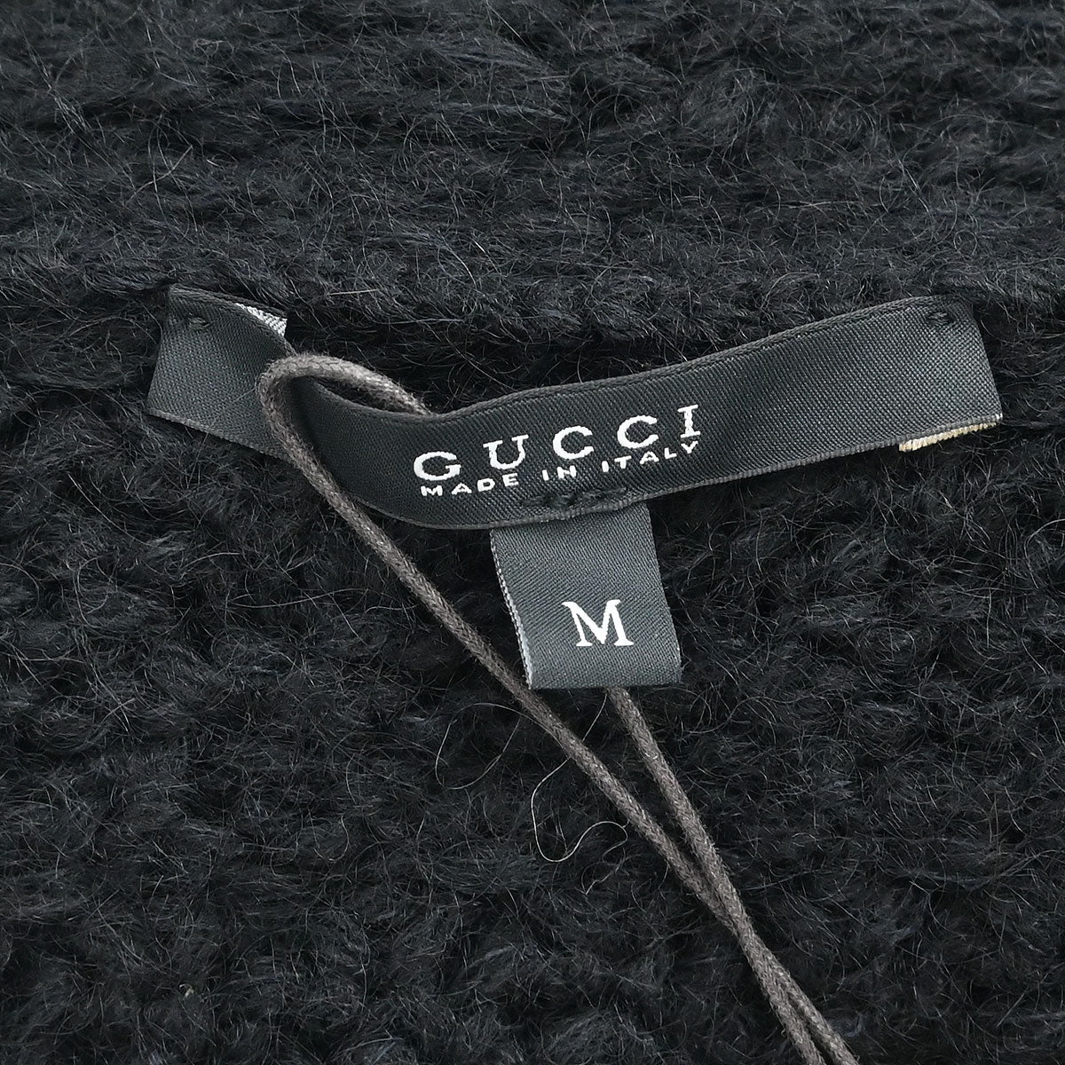 Gucci 2012 Fringe Cardigan Black #M - Image 9