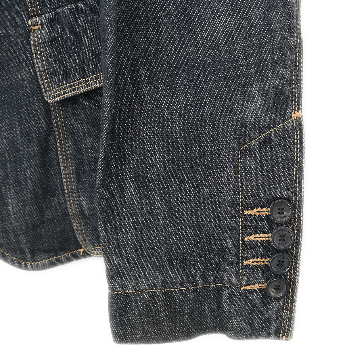 Gucci Denim Jacket Navy #42 - Image 4