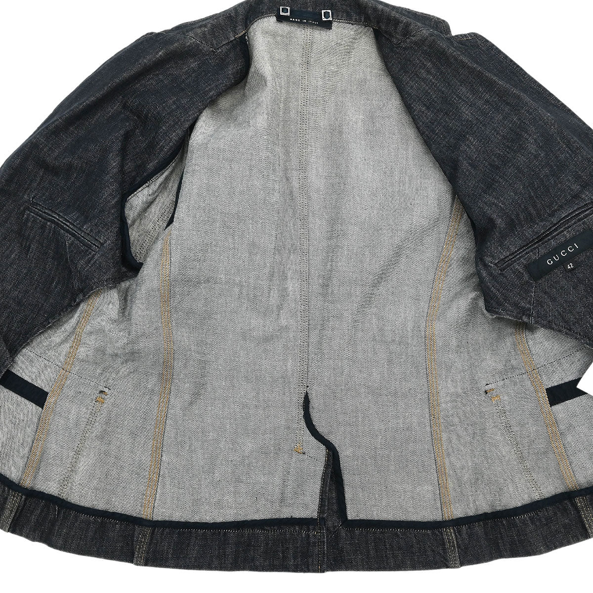 Gucci Denim Jacket Navy #42 - Image 6