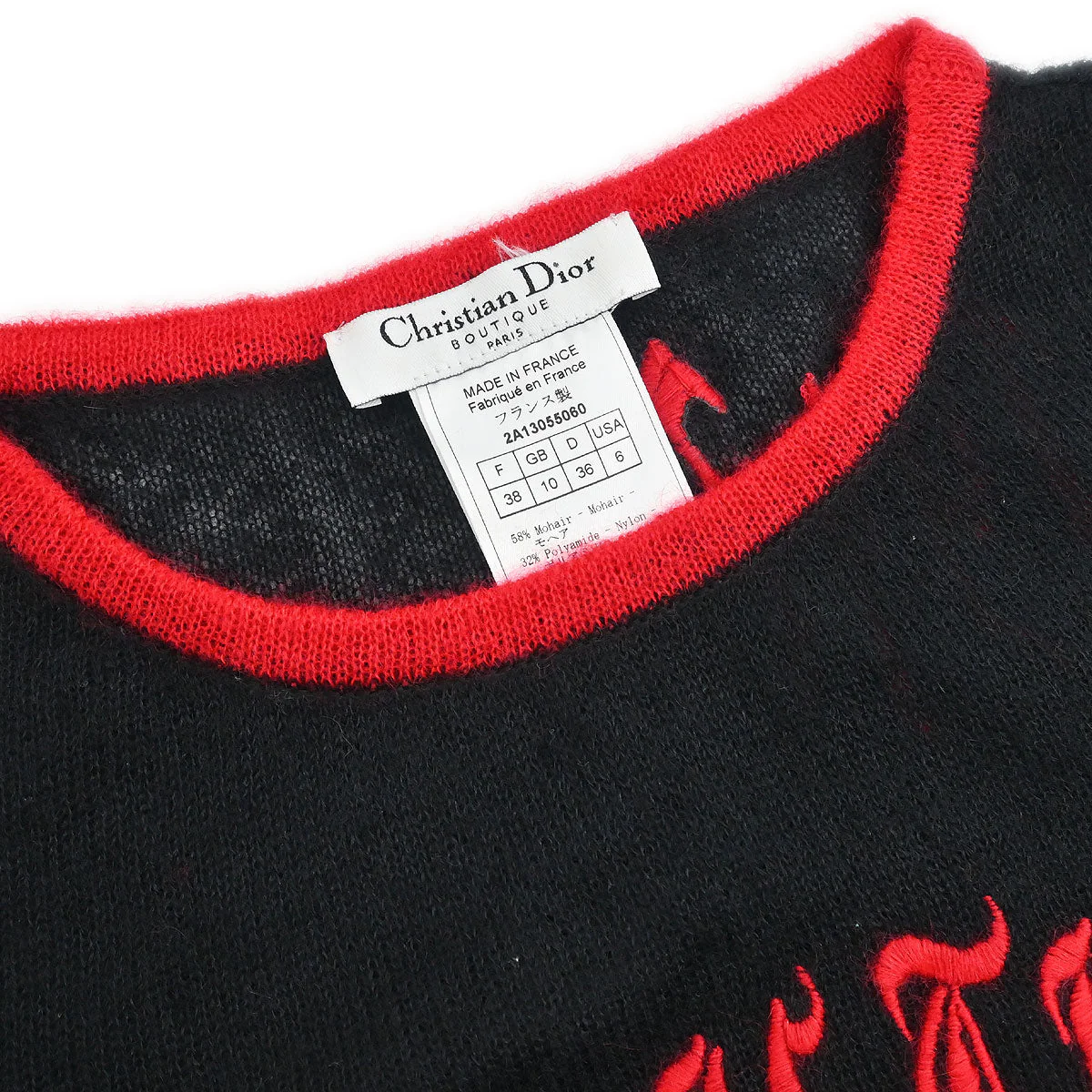 Christian Dior 2002 Top Black #38 - Image 3