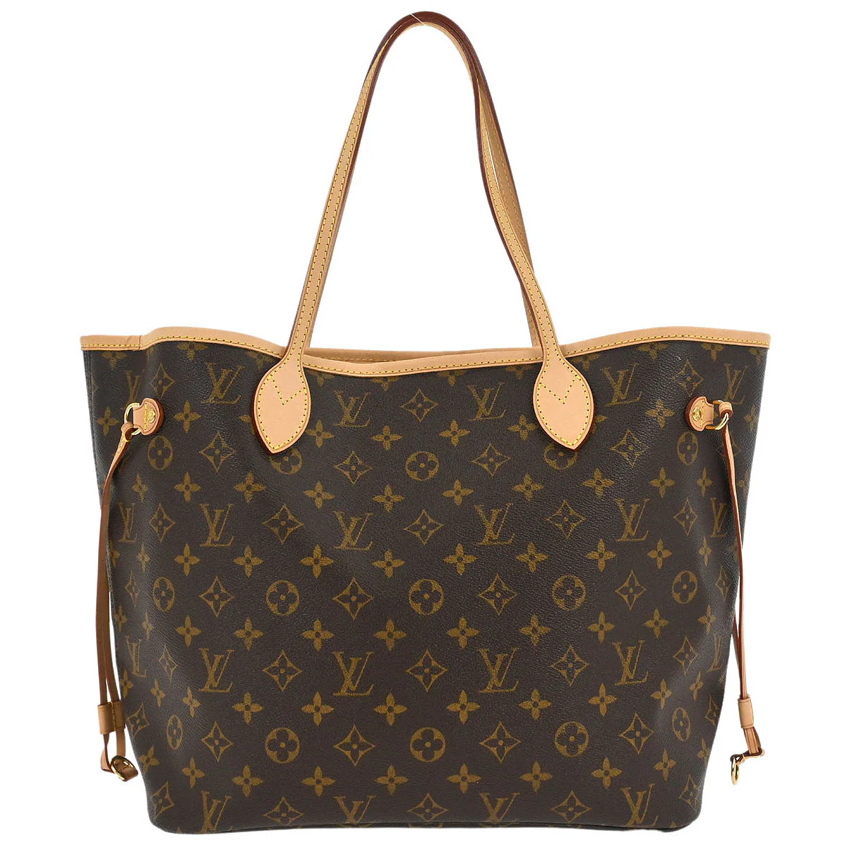 Louis Vuitton Monogram Neverfull MM Shoulder Tote Bag M40156