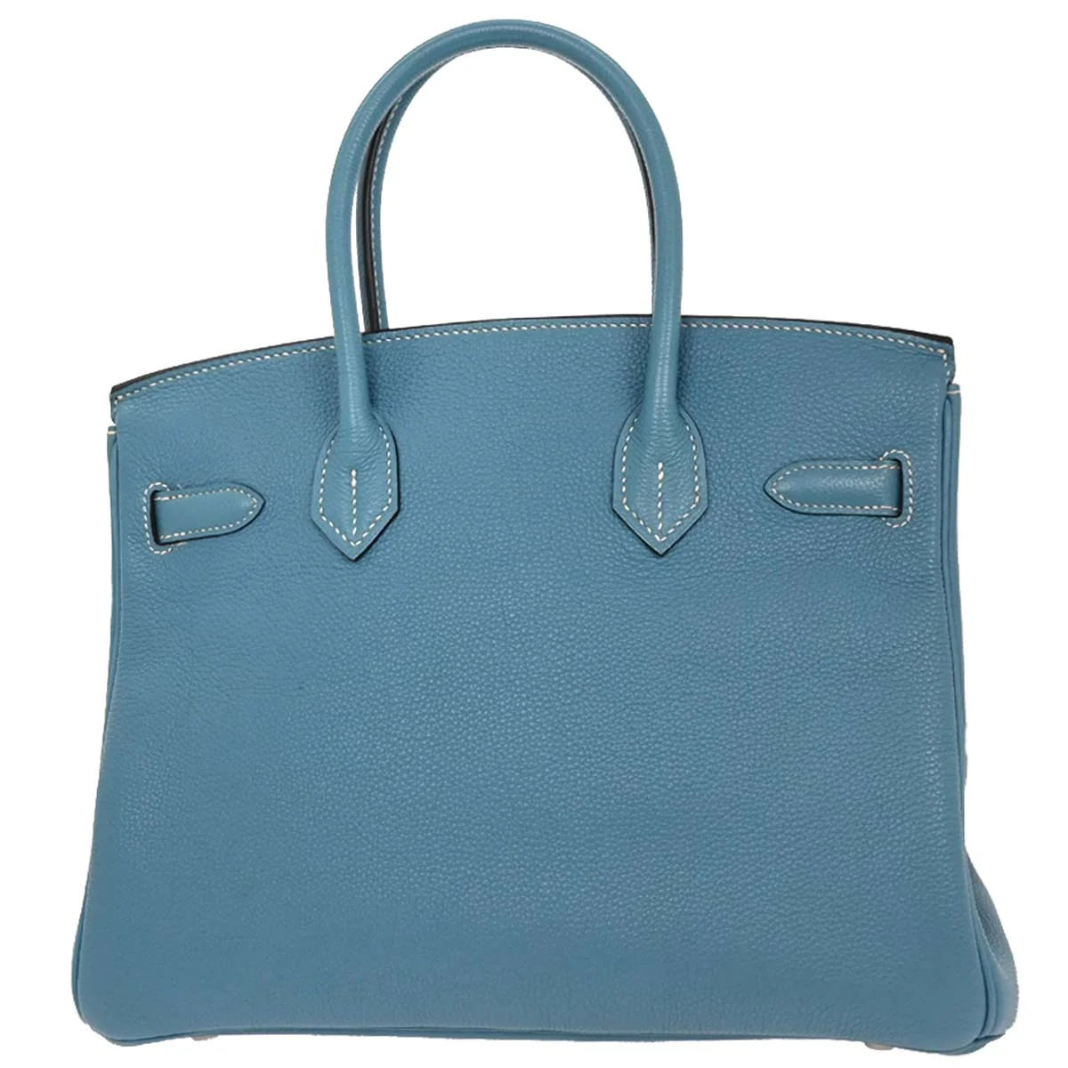 Hermes Blue Jean Togo Birkin 30 Handbag - Image 2