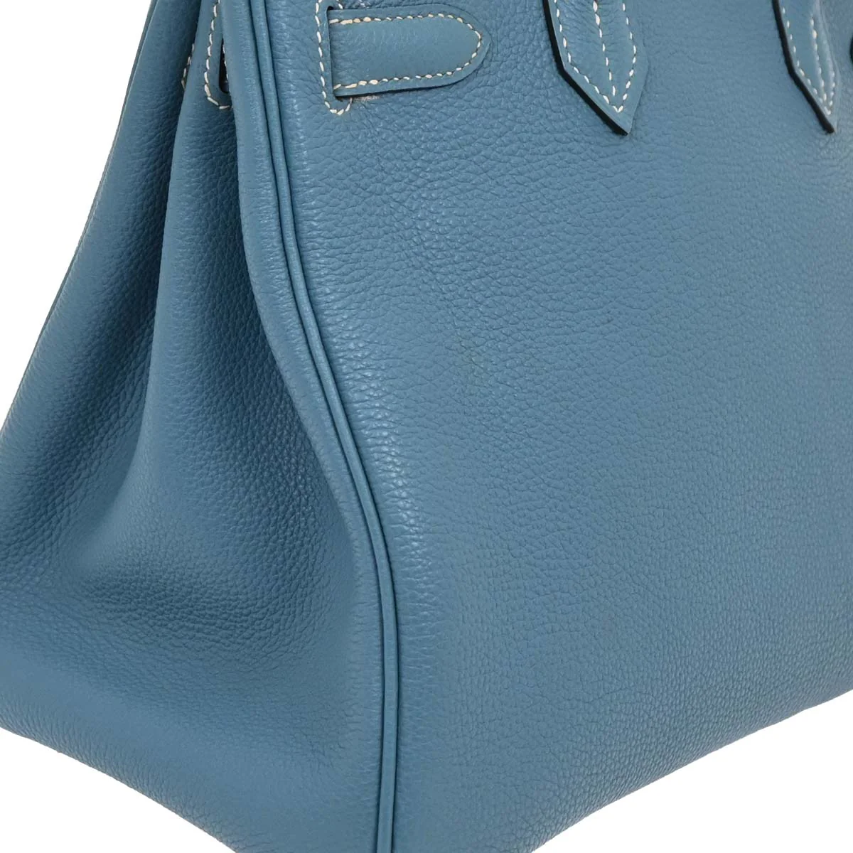 Hermes Blue Jean Togo Birkin 30 Handbag - Image 3