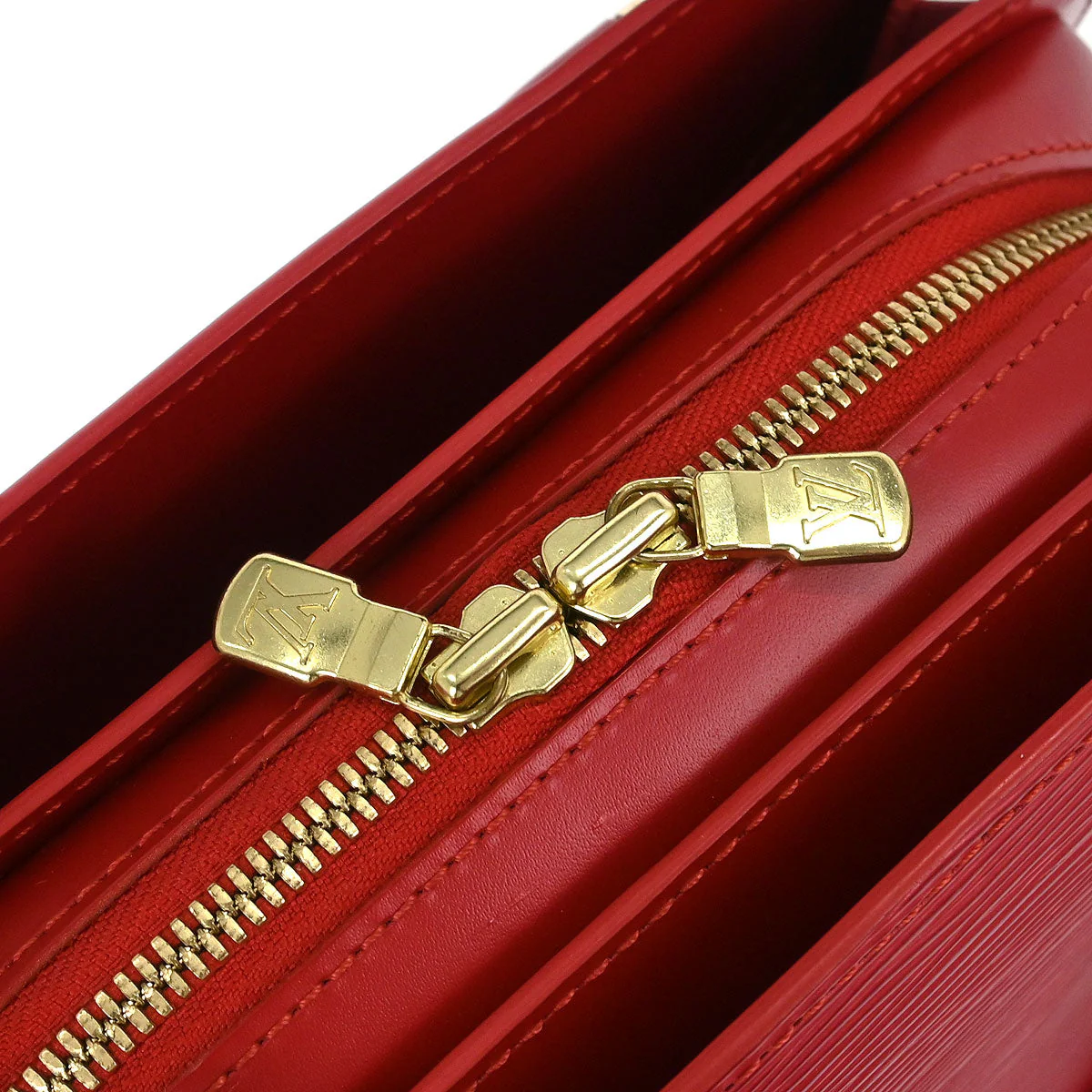 Louis Vuitton Red Epi Pont Neuf Handbag M52057 - Image 6