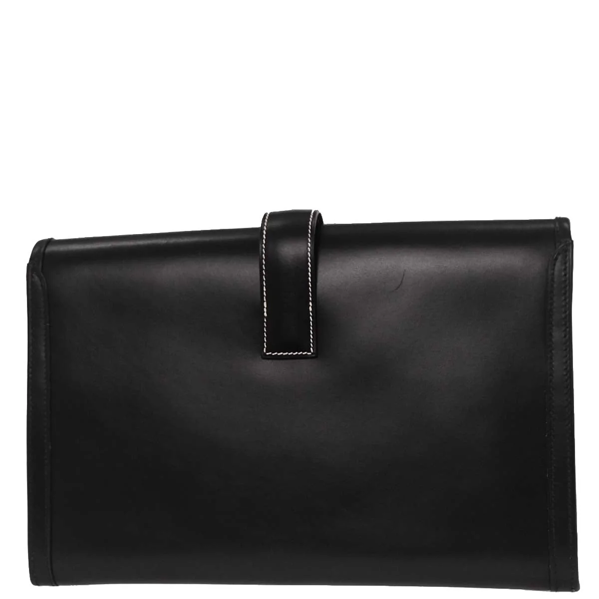 Hermes Black Box Calf Jige PM Clutch Bag - Image 2