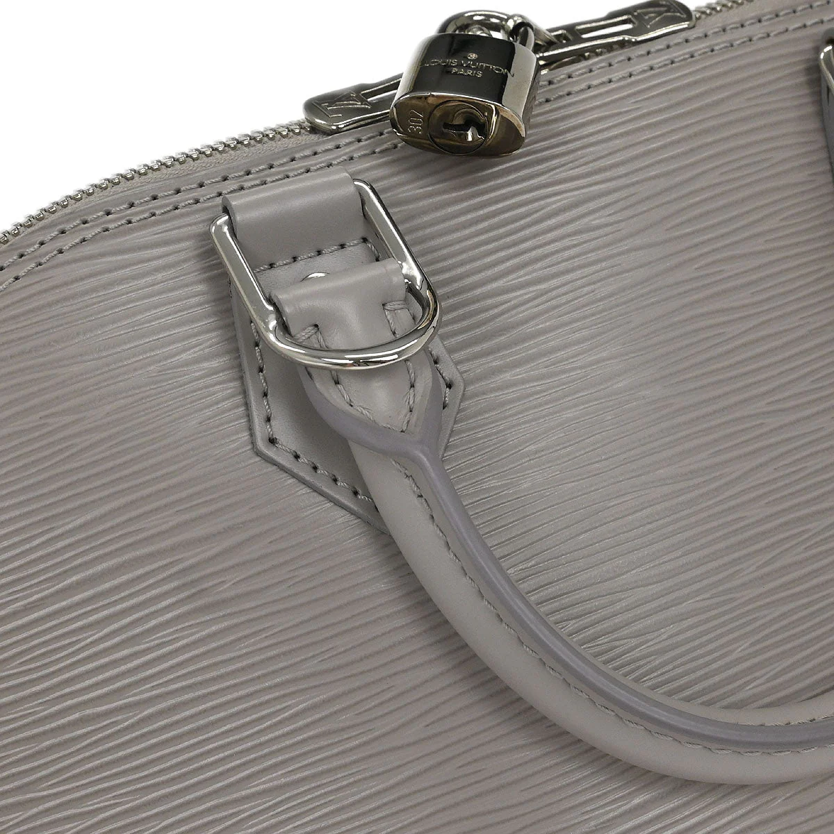 Louis Vuitton 2012 Gray Epi Alma PM Handbag M40621 - Image 6