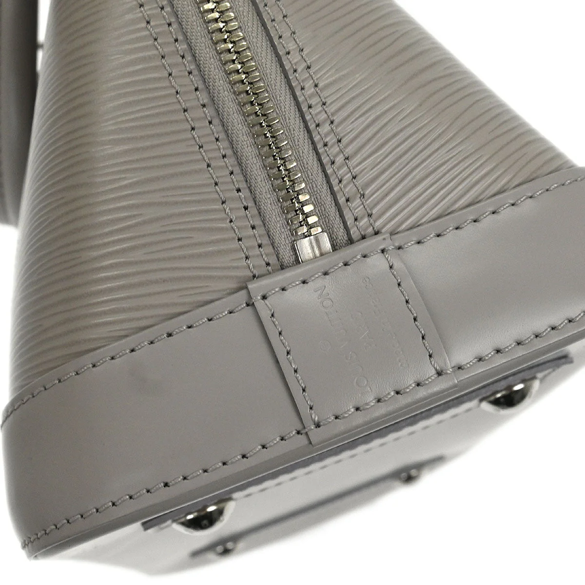 Louis Vuitton 2012 Gray Epi Alma PM Handbag M40621 - Image 8