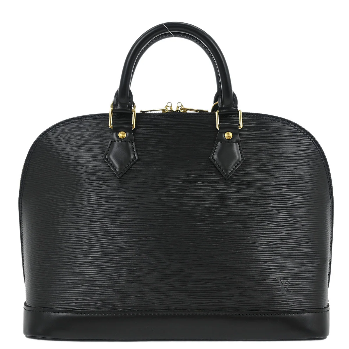 Louis Vuitton Black Epi Alma Handbag M52142