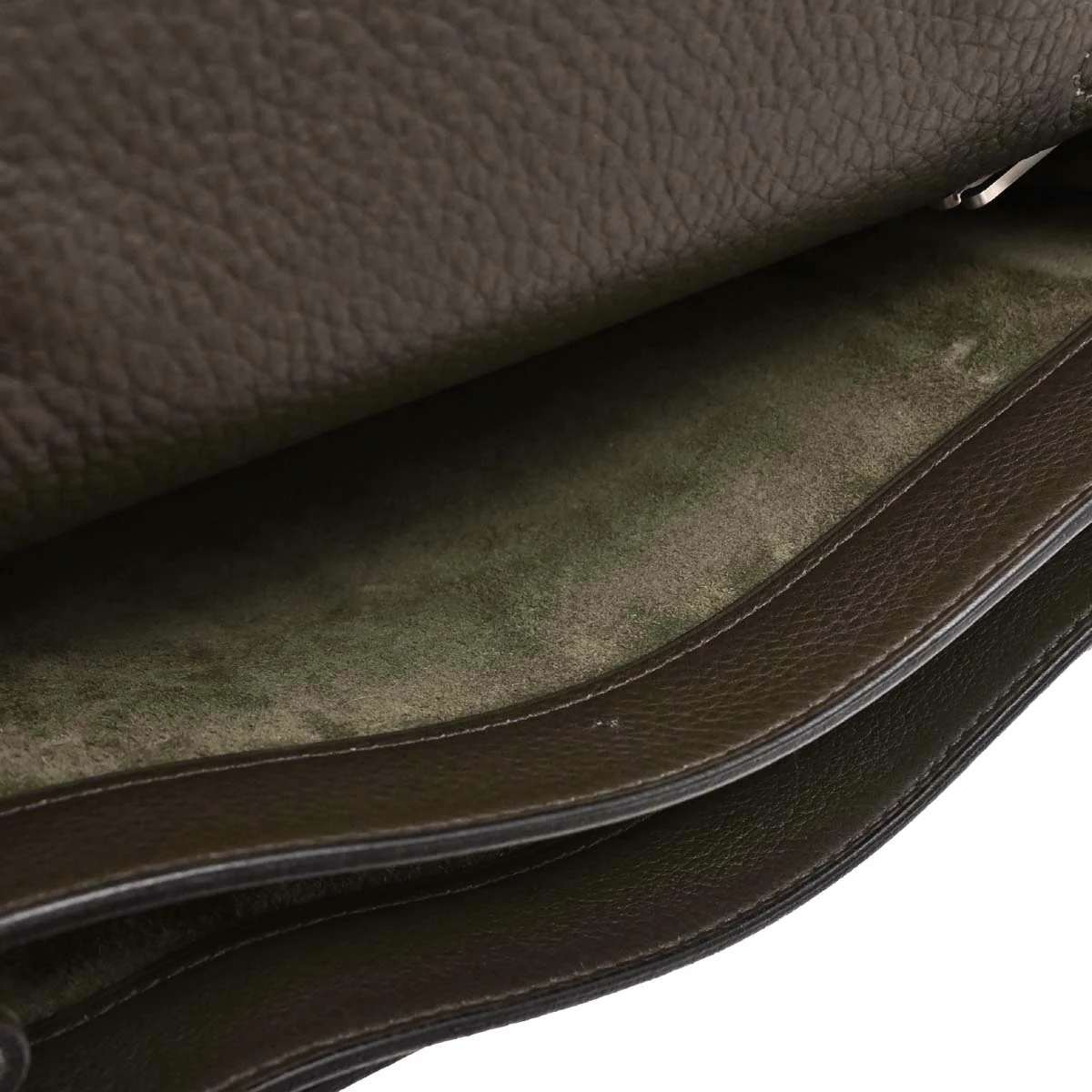 Hermes Taurillon Clemence Sac a Depeches DPLG Business Handbag - Image 7
