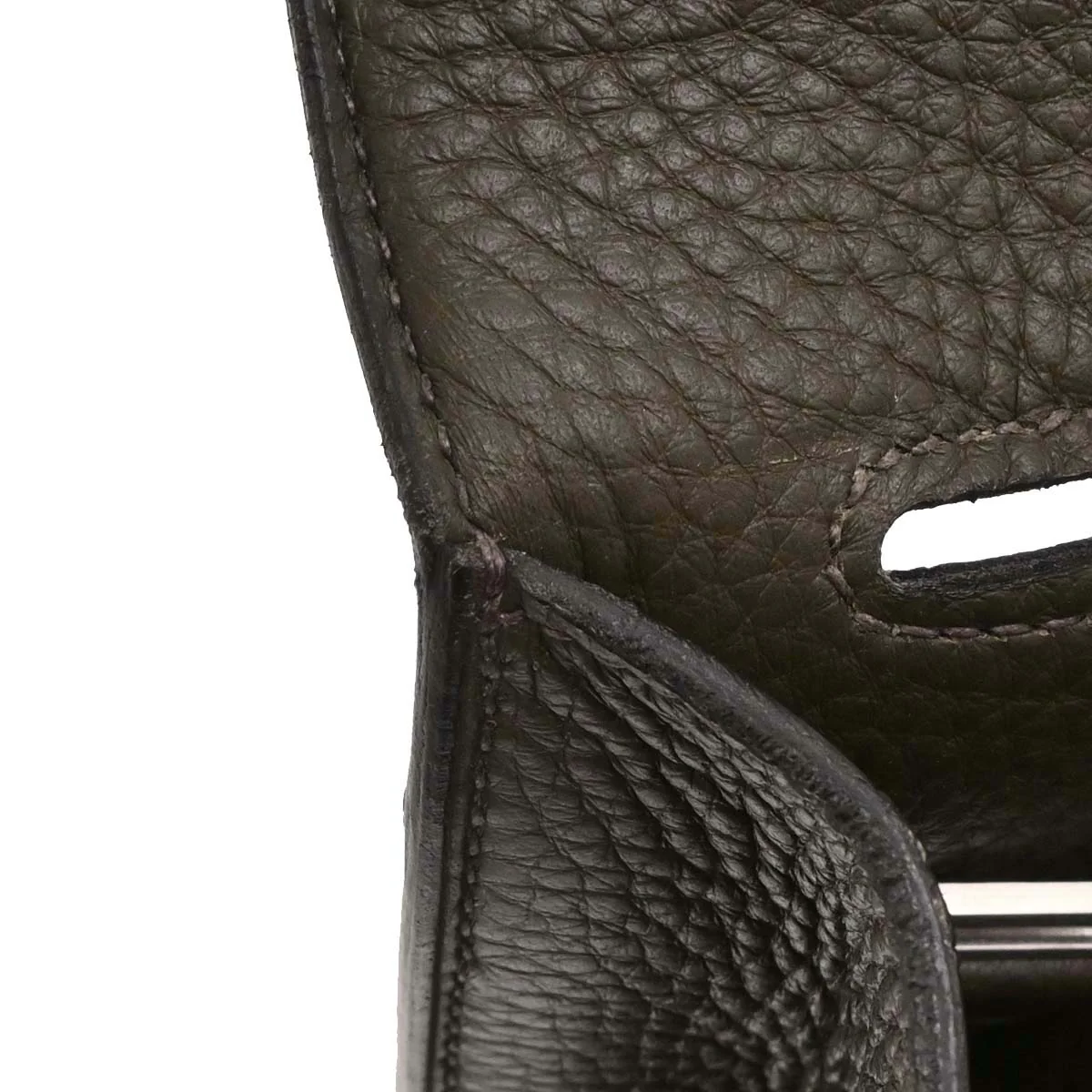 Hermes Taurillon Clemence Sac a Depeches DPLG Business Handbag - Image 8
