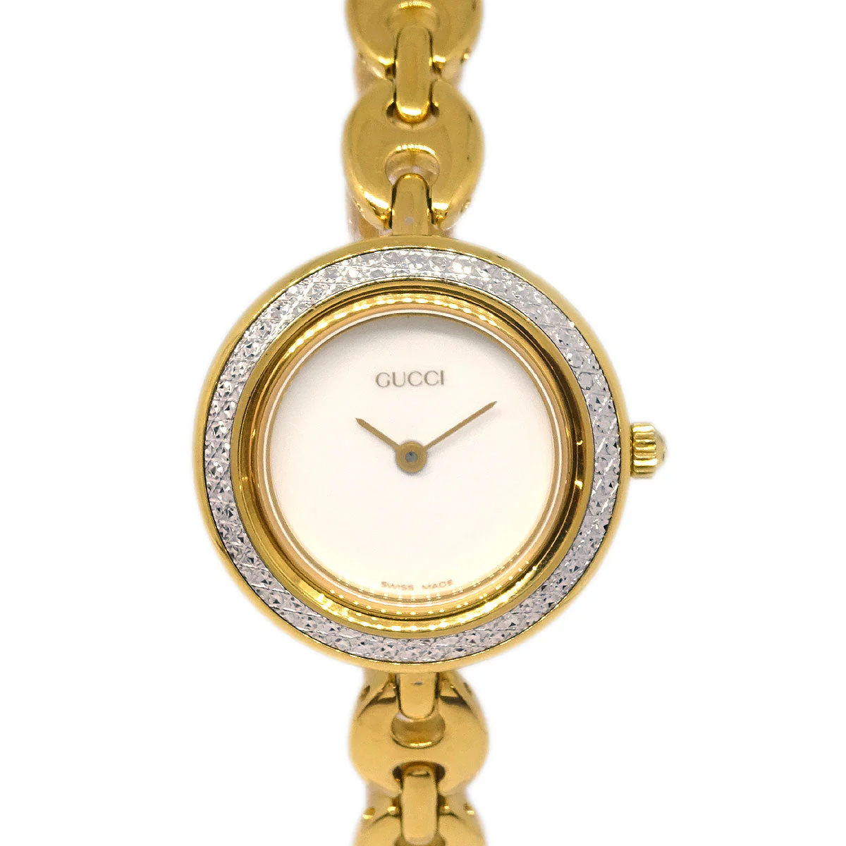 Gucci 11/12.2 Change Bezel Chameleon Quartz Watch SS - Image 3