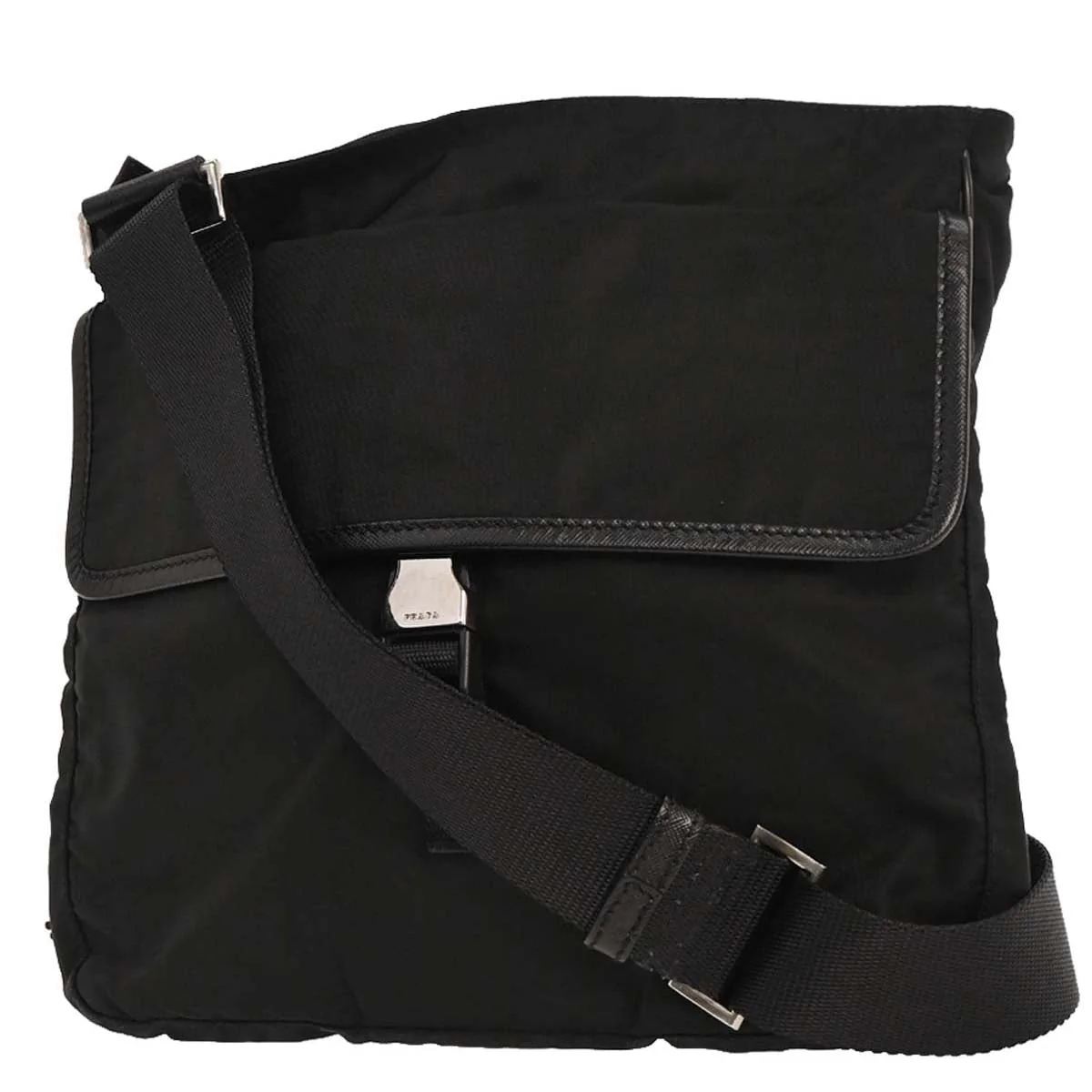Prada Black Nylon Shoulder Bag - Image 2