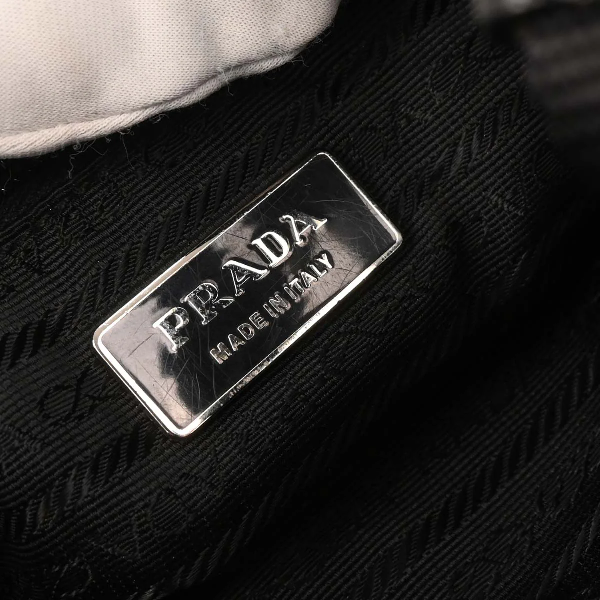 Prada Black Nylon Shoulder Bag - Image 8
