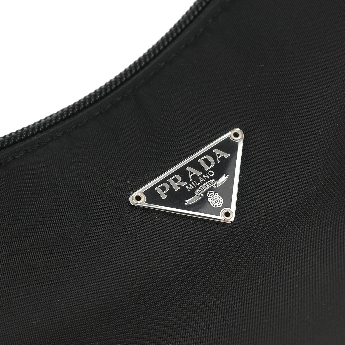 Prada Black Nylon Handbag - Image 4