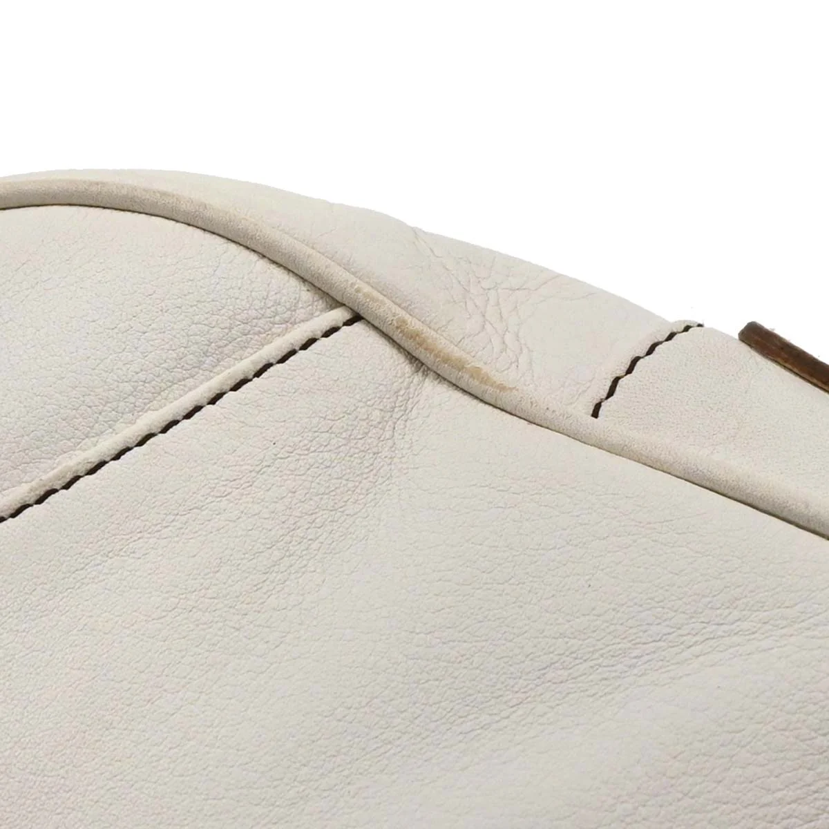 Christian Dior 2003 White Leather Saddle Handbag - Image 10