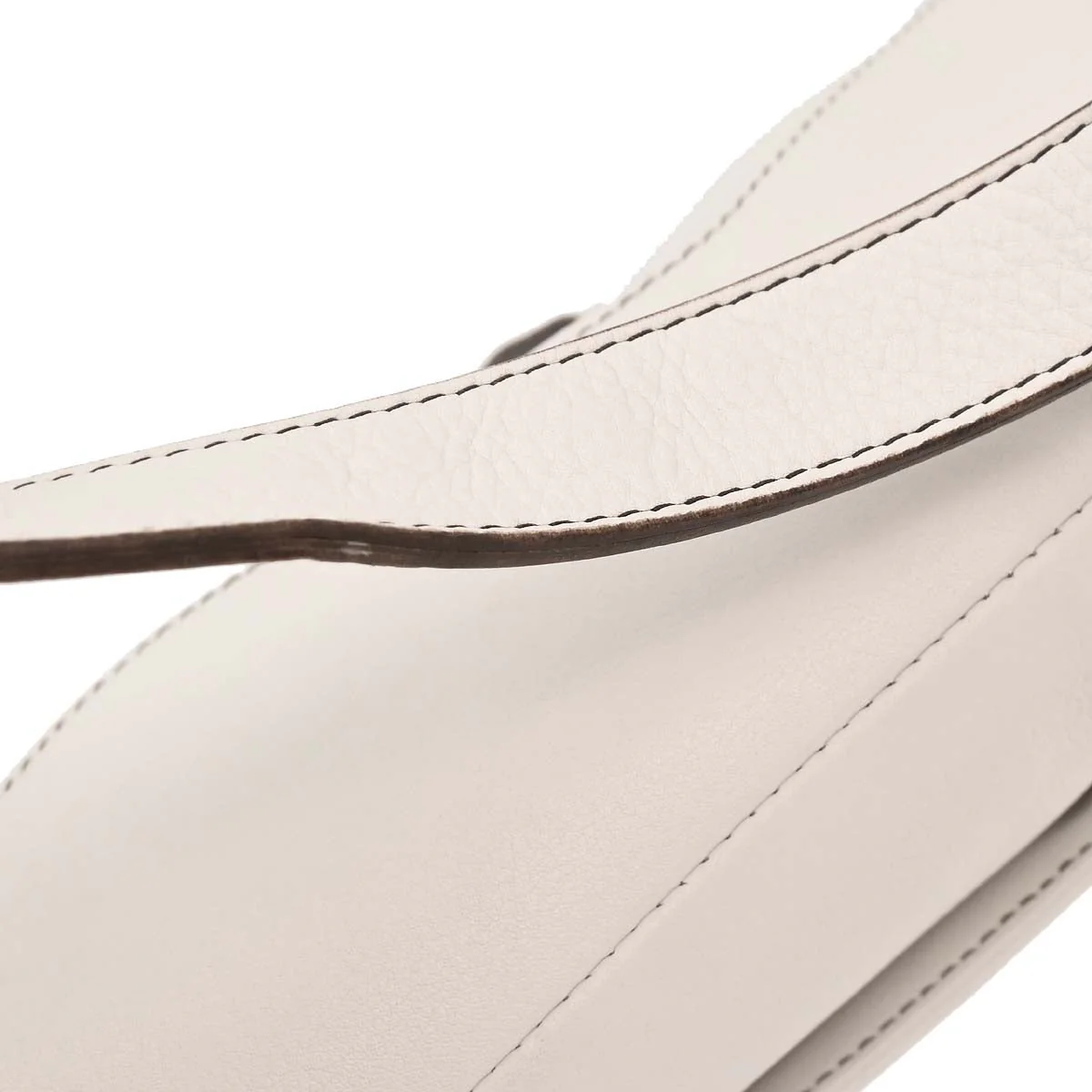 Christian Dior 2003 White Leather Saddle Handbag - Image 3