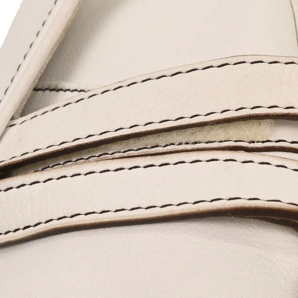 Christian Dior 2003 White Leather Saddle Handbag - Image 4