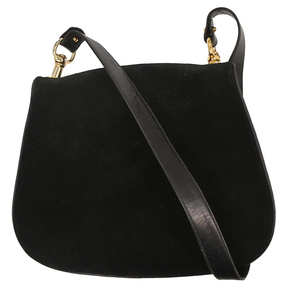 Gucci Black Suede Blondie Shoulder Bag - Image 2