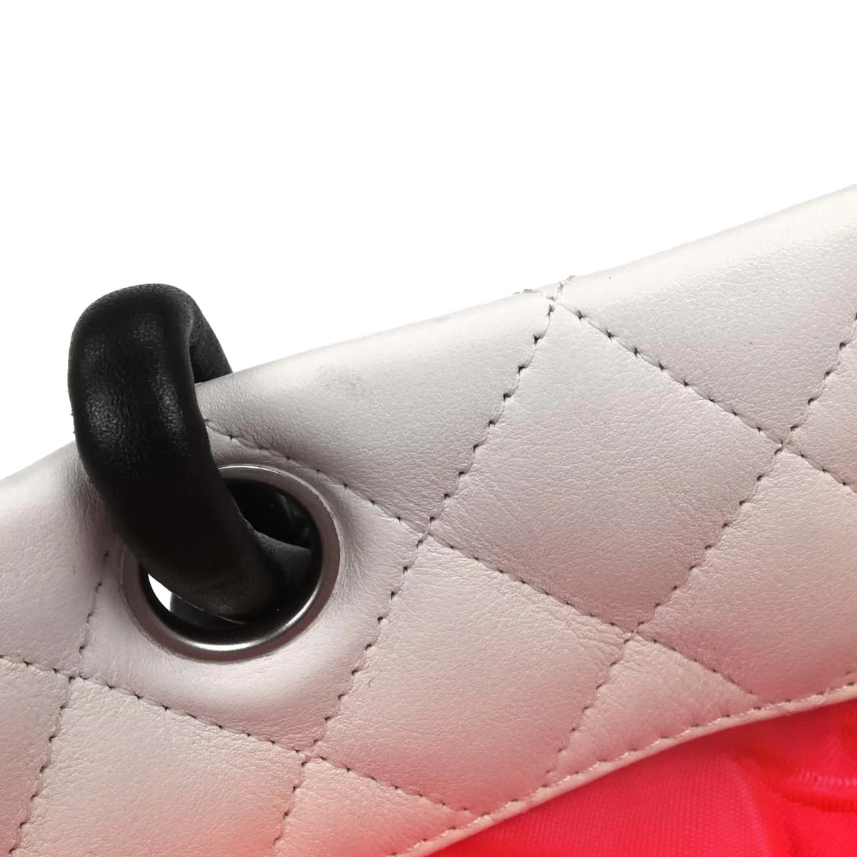 Chanel 2004-2005 White Calfskin Cambon Ligne Tote Handbag - Image 10