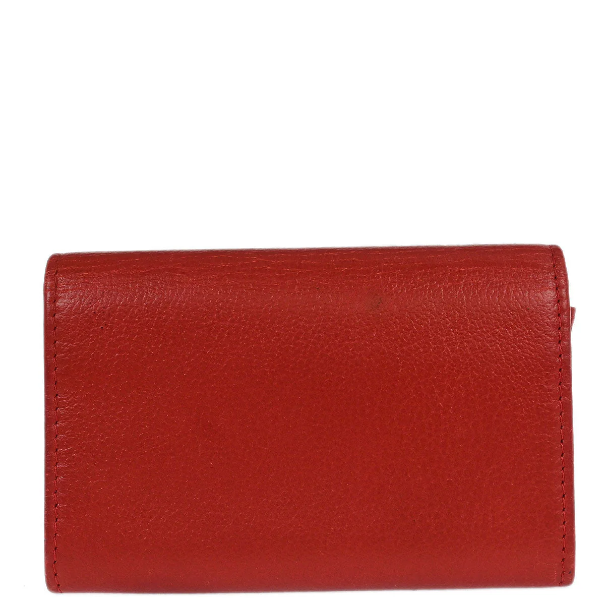 Chanel 2011 Red Calfskin Camellia Coin Purse Wallet - Image 2