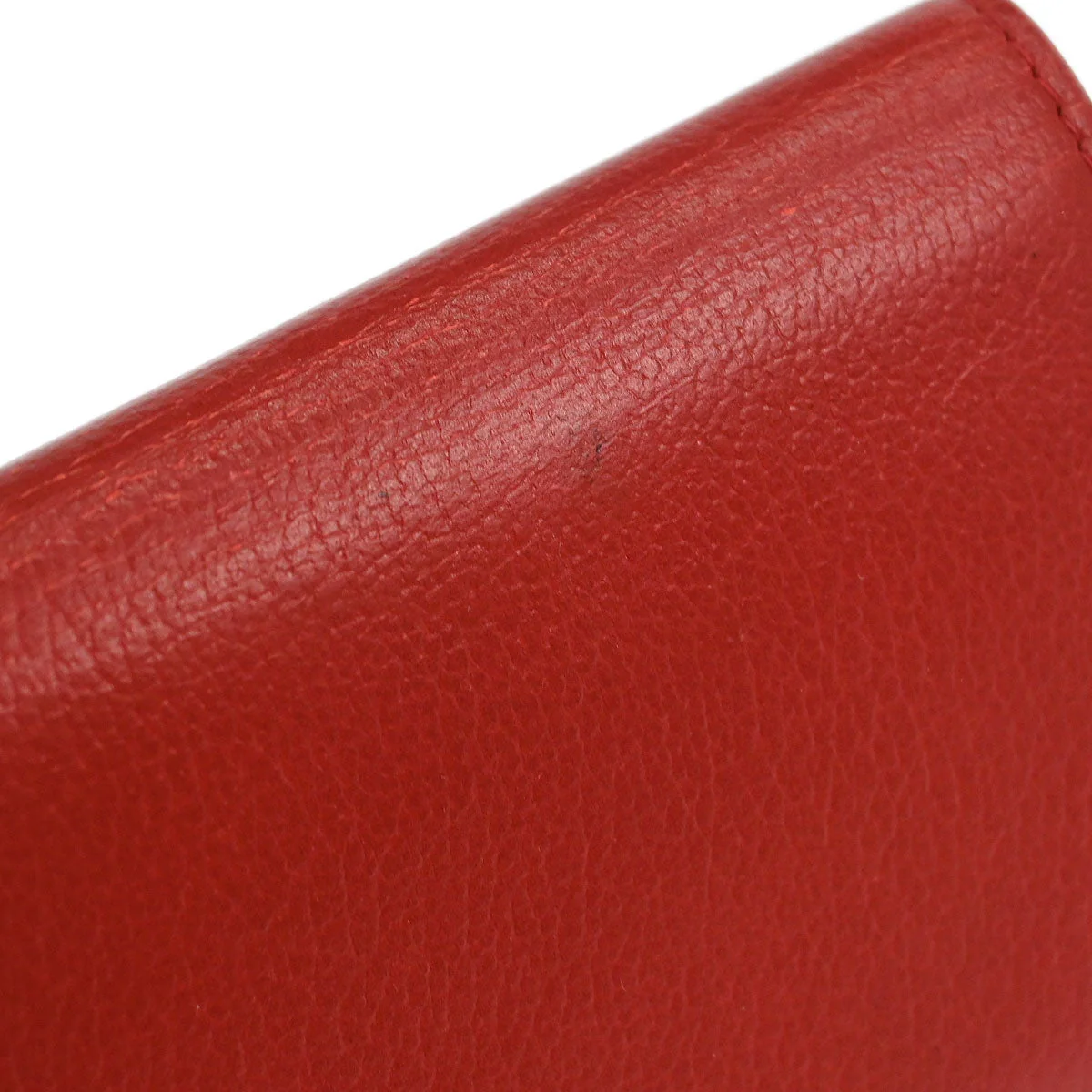 Chanel 2011 Red Calfskin Camellia Coin Purse Wallet - Image 3