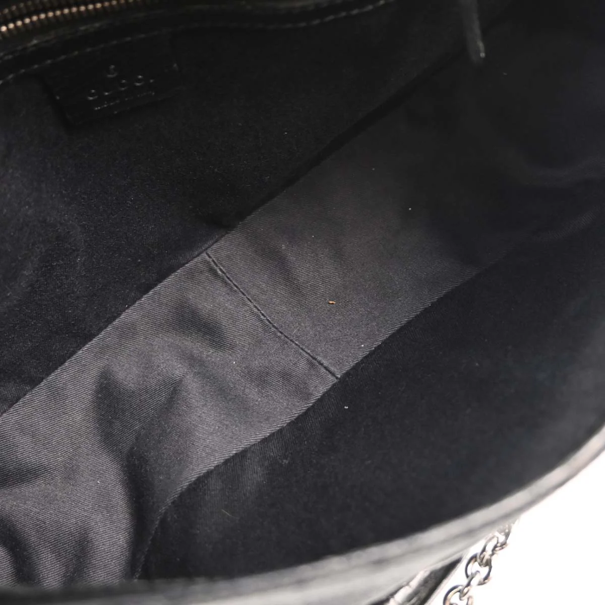 Gucci Black Horsebit GG Handbag - Image 8