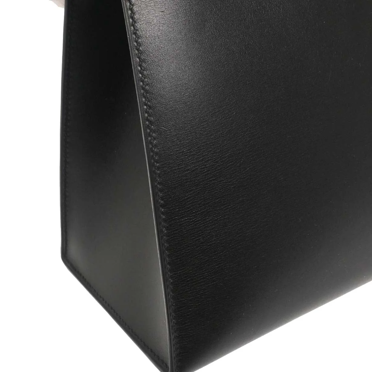 Hermes Black Box Calf Kelly 32 Sellier 2way Shoulder Handbag - Image 3