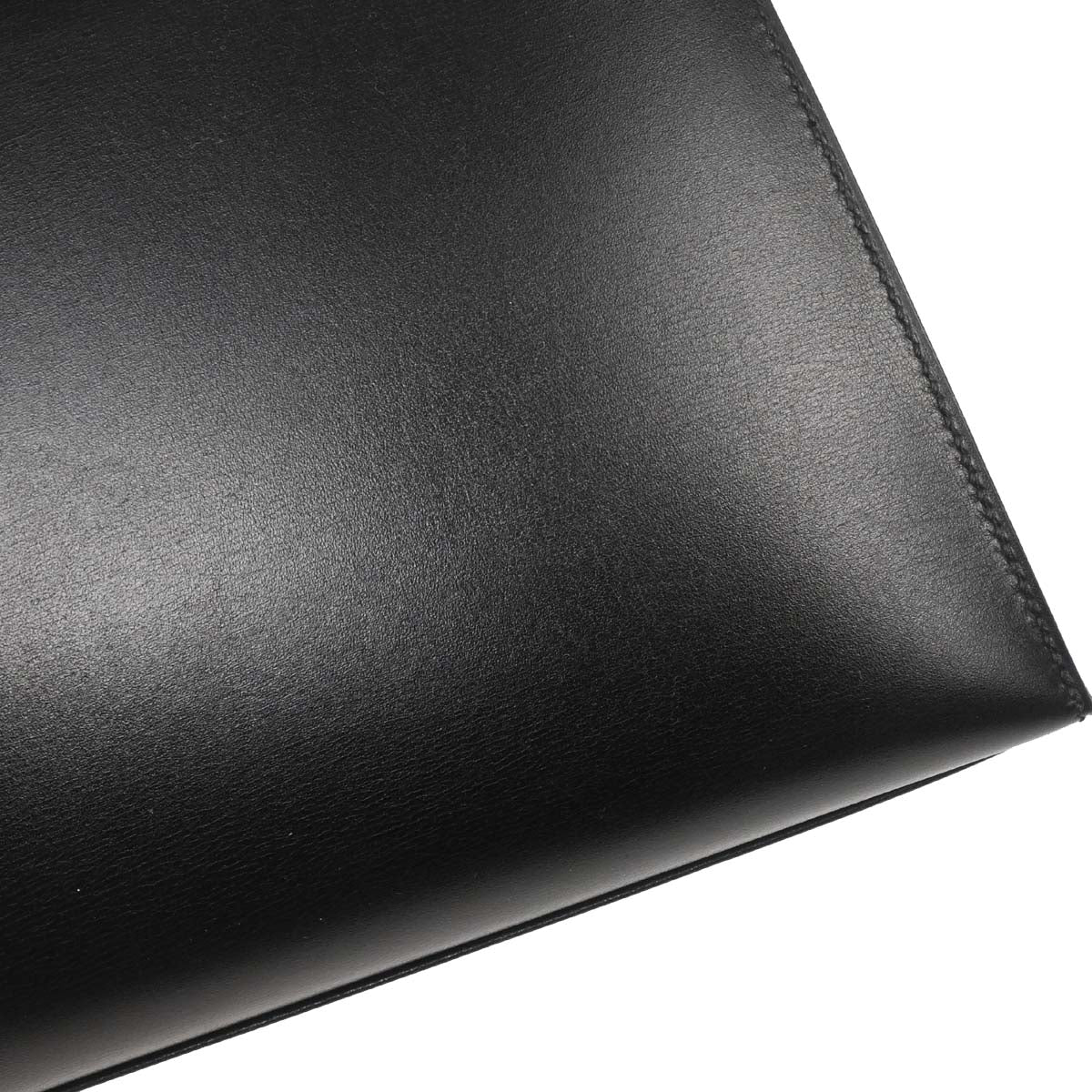 Hermes Black Box Calf Kelly 32 Sellier 2way Shoulder Handbag - Image 9