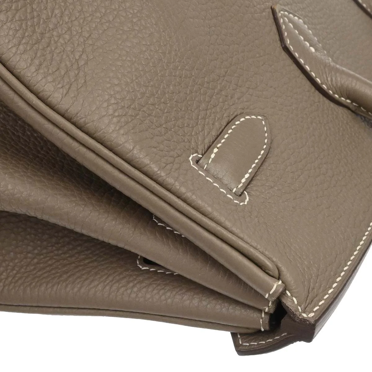 Hermes Etoupe Gray Togo Birkin 35 Handbag - Image 11