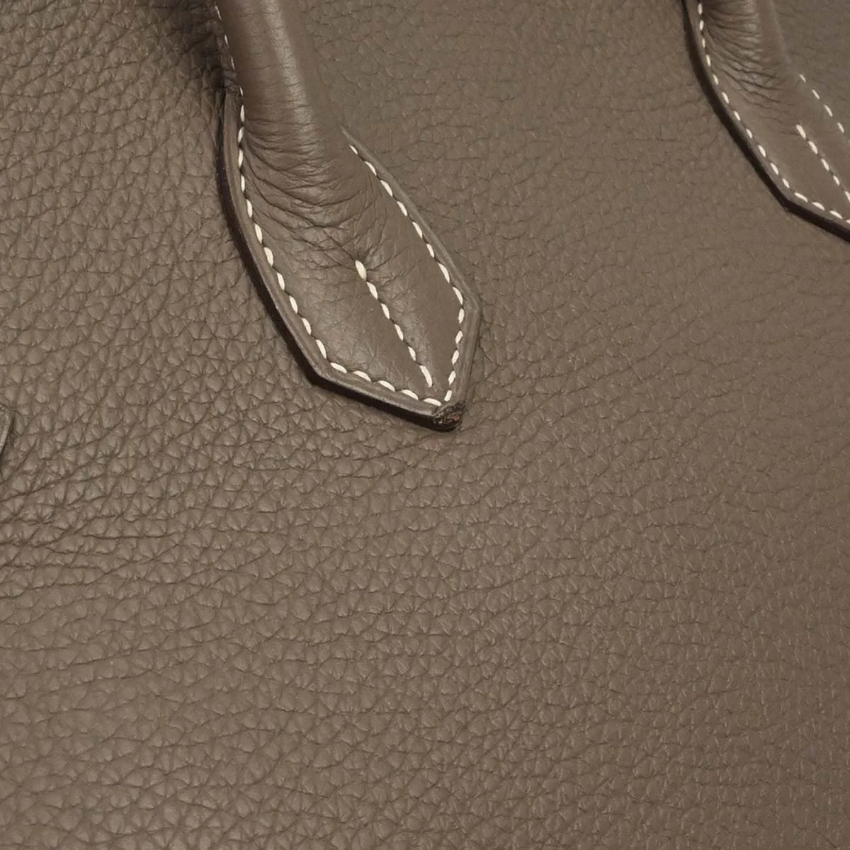 Hermes Etoupe Gray Togo Birkin 35 Handbag - Image 3