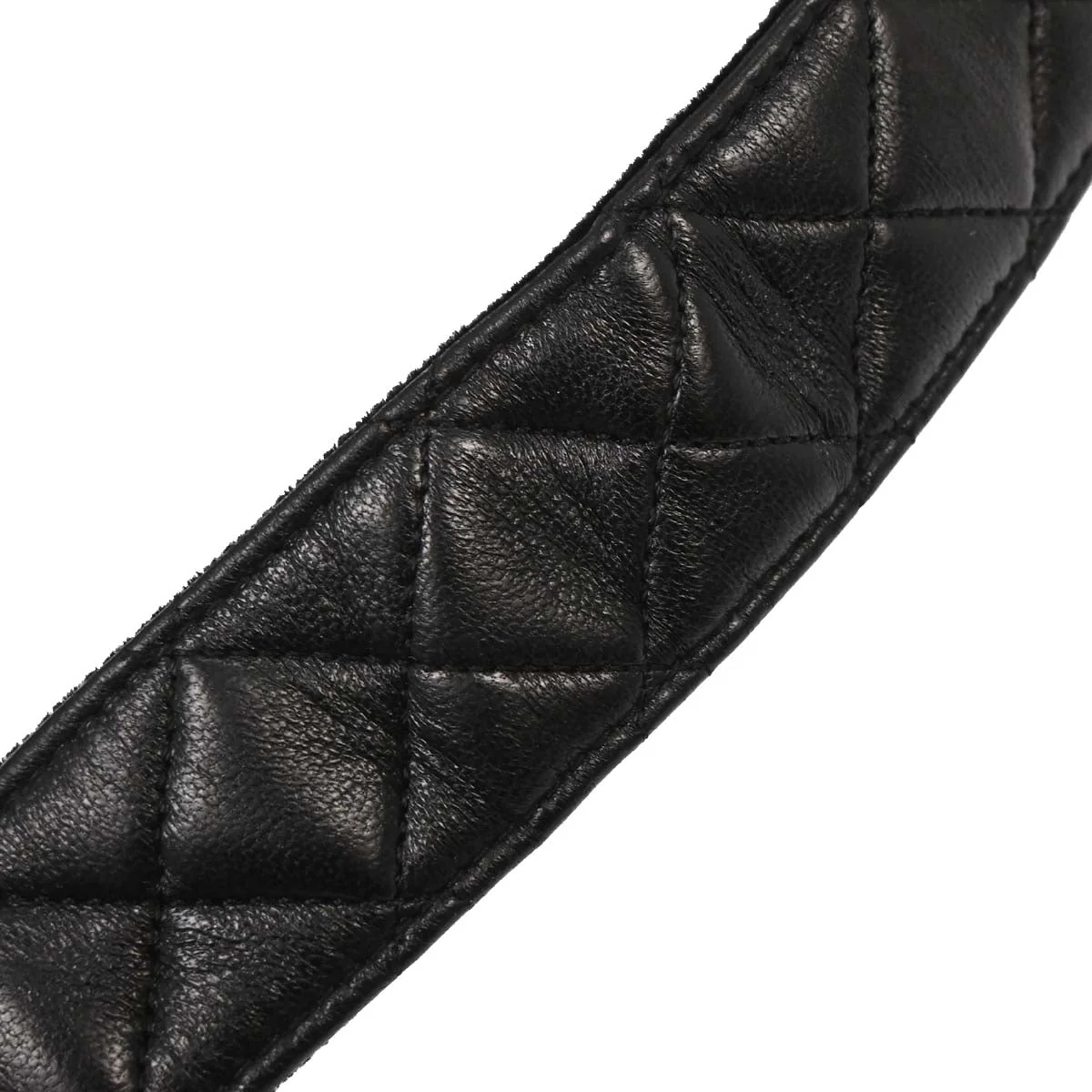 Chanel 1989-1991 Black Lambskin Handbag - Image 14