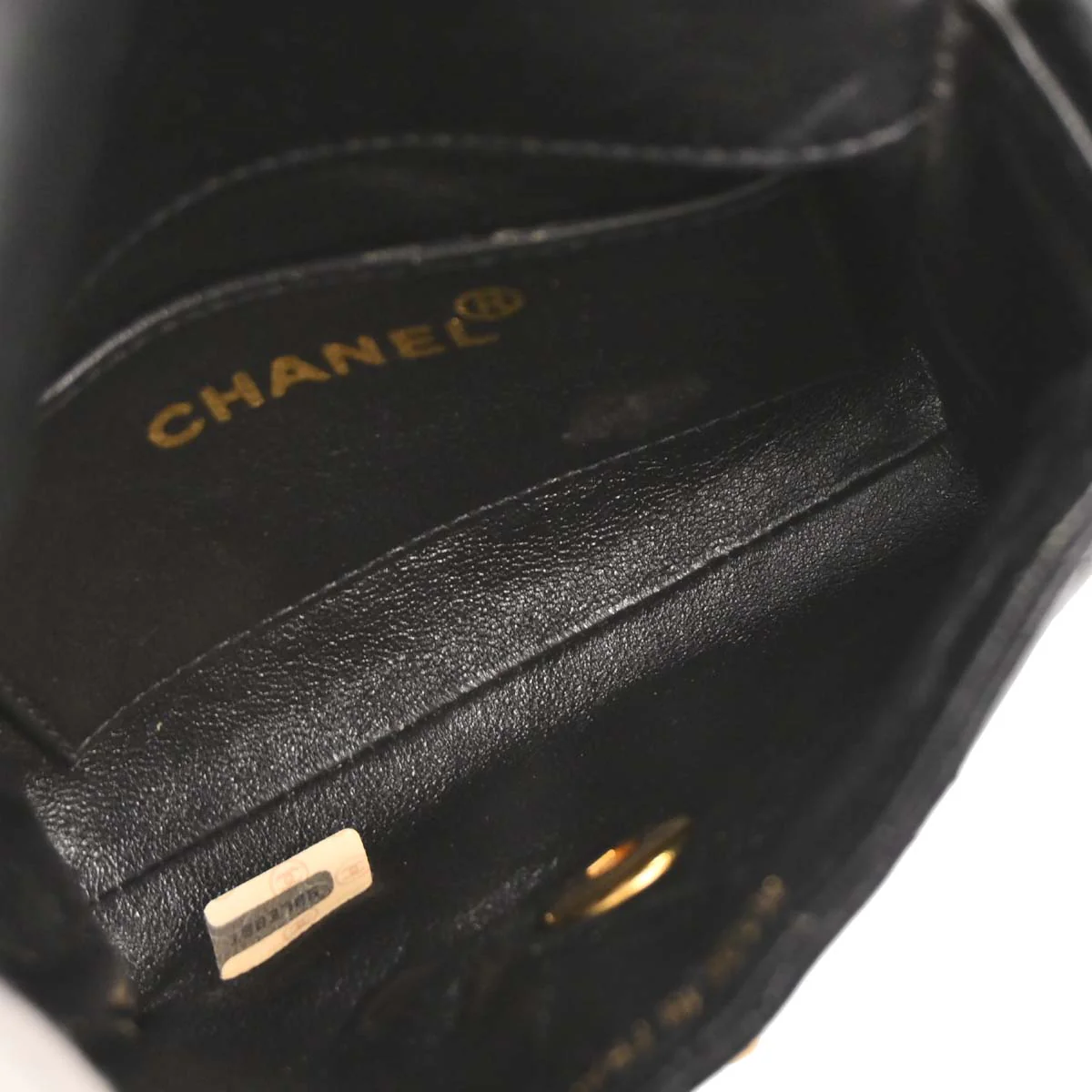 Chanel 1989-1991 Black Lambskin Handbag - Image 17
