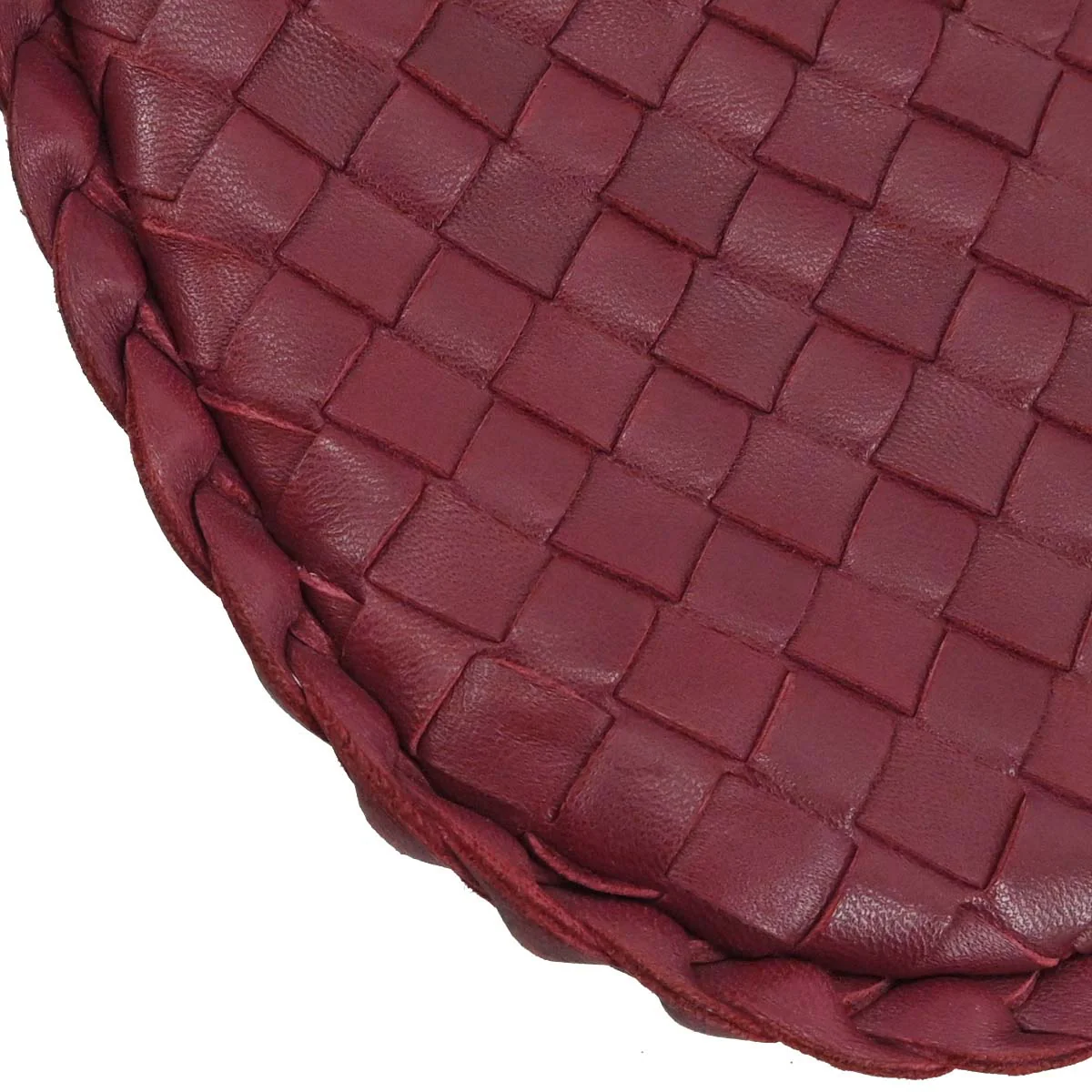 Bottega Veneta Bordeaux Lambskin Intrecciato Hobo Handbag - Image 5