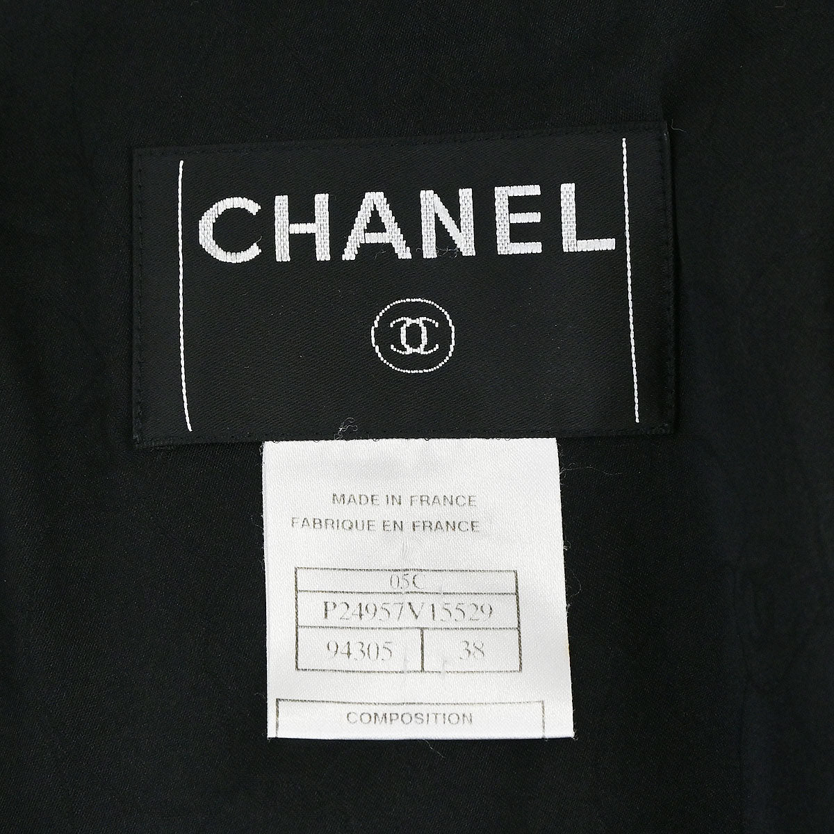 Chanel 2005 Black Emblem Double Breasted Coat #38 - Image 18