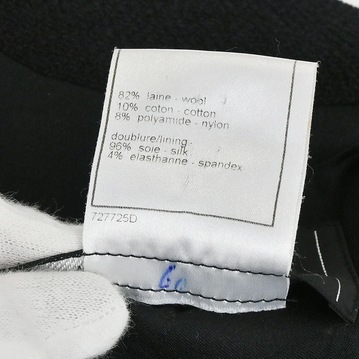 Chanel 2005 Black Emblem Double Breasted Coat #38 - Image 19