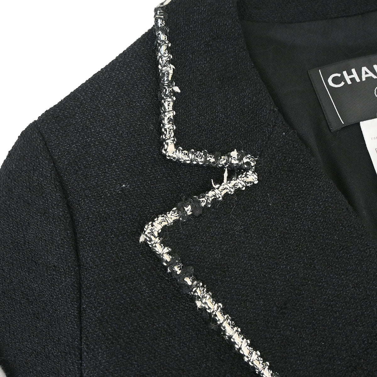 Chanel 2005 Black Emblem Double Breasted Coat #38 - Image 4