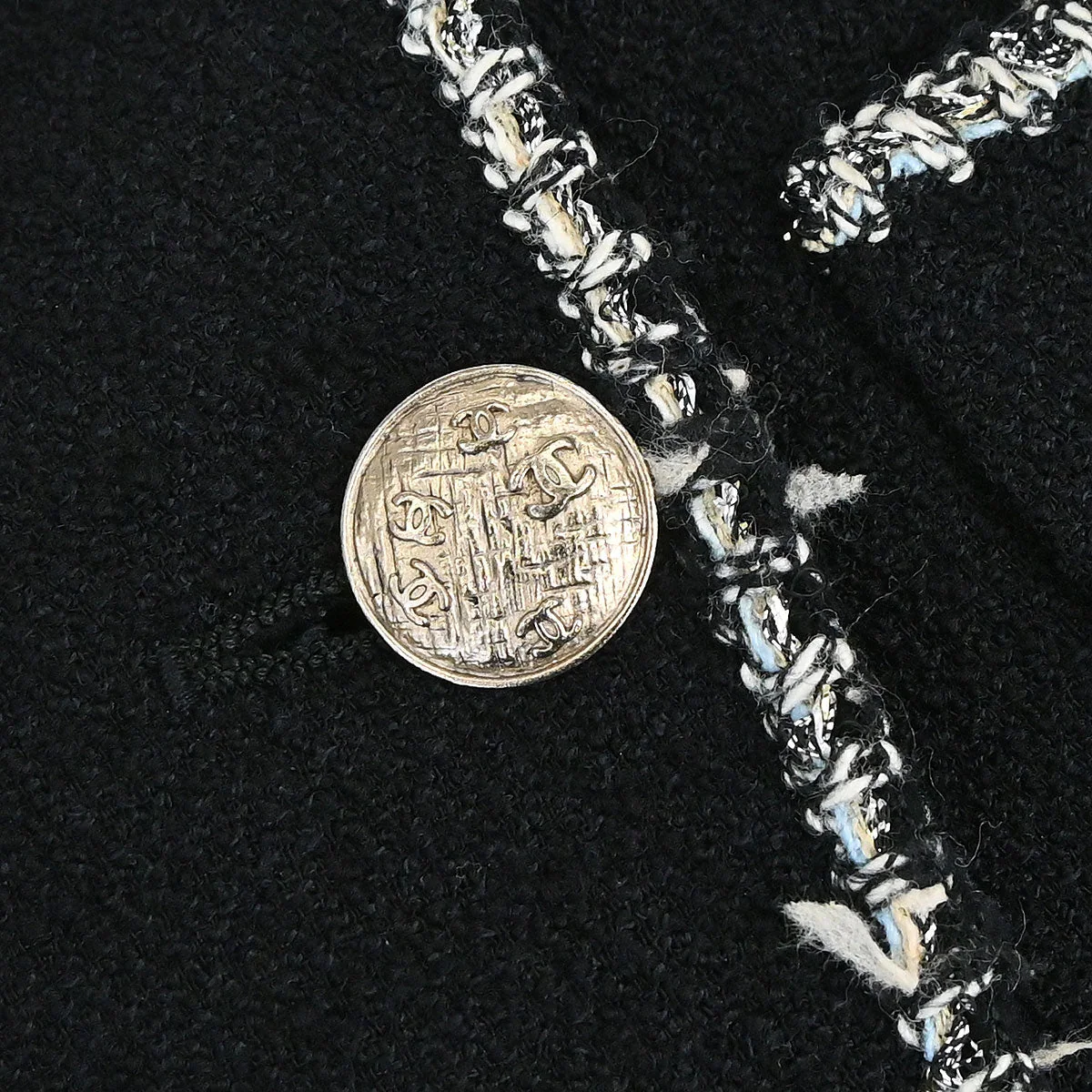 Chanel 2005 Black Emblem Double Breasted Coat #38 - Image 6