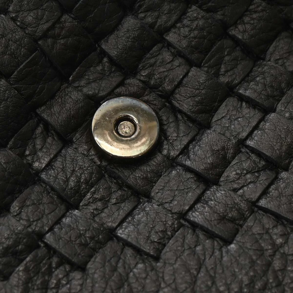 Bottega Veneta Black Leather Intrecciato Handbag - Image 20