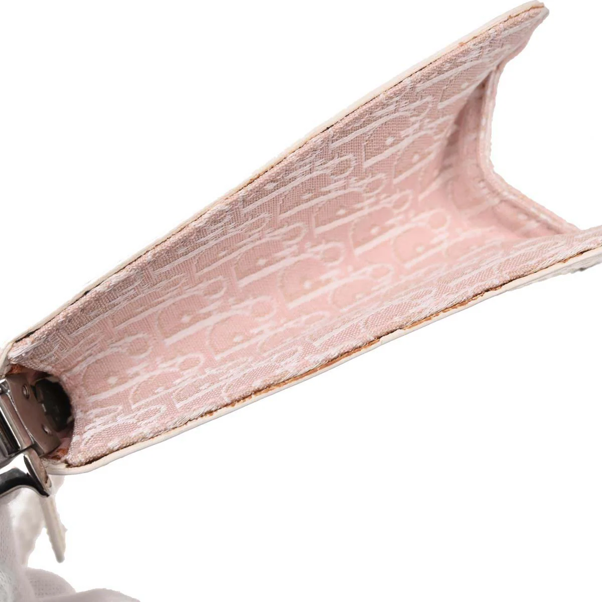 Christian Dior Light Pink Trotter Handbag - Image 10