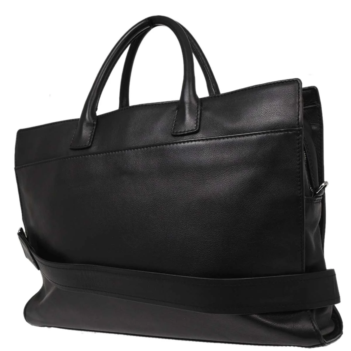 Chanel Black Calfskin 2way Shoulder Tote Bag - Image 2