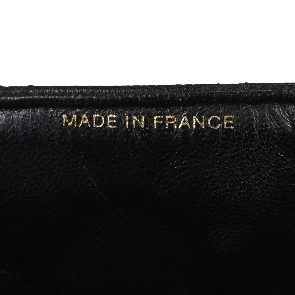 Chanel Black Caviar Skin Straight Flap Handbag - Image 11