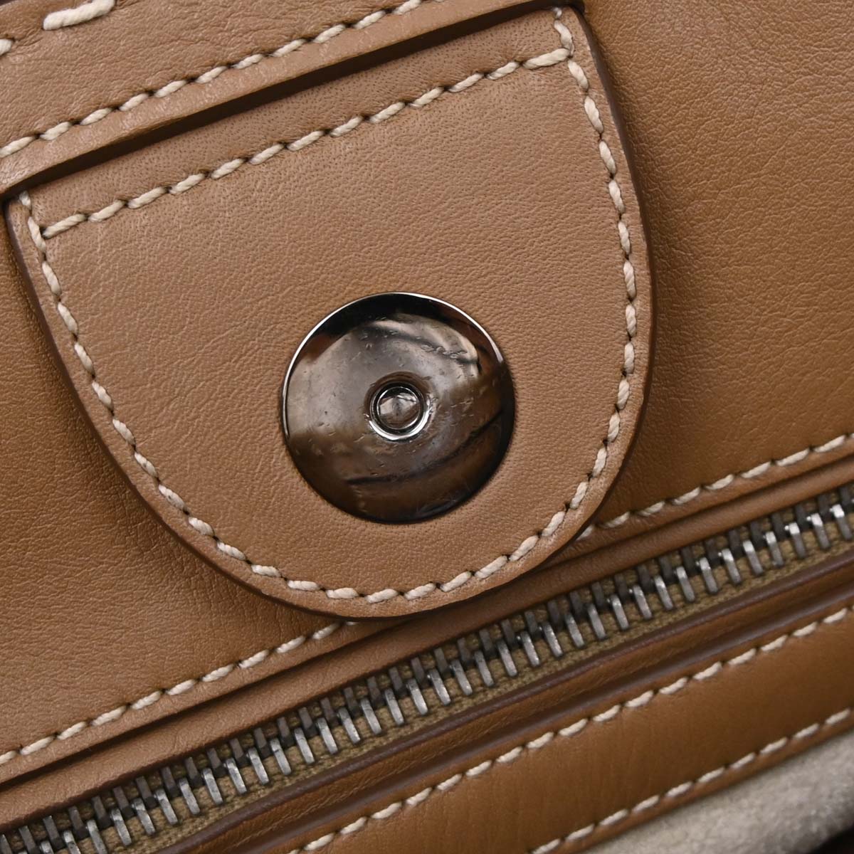 Prada Brown Calfskin Small Twin Pocket City Tote 2way Shoulder Handbag - Image 15