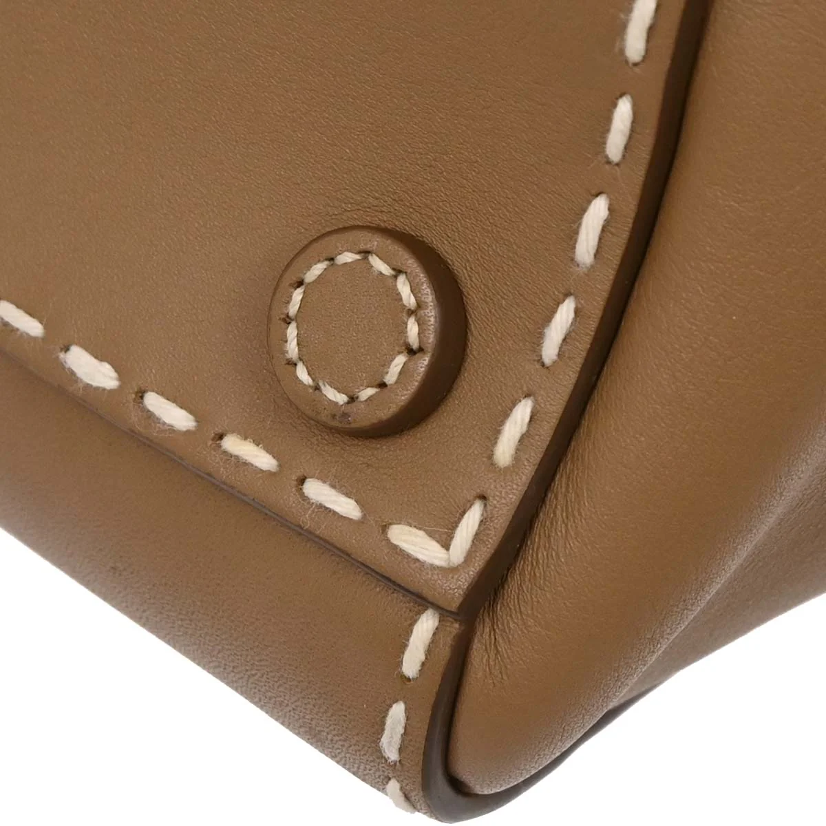 Prada Brown Calfskin Small Twin Pocket City Tote 2way Shoulder Handbag - Image 7
