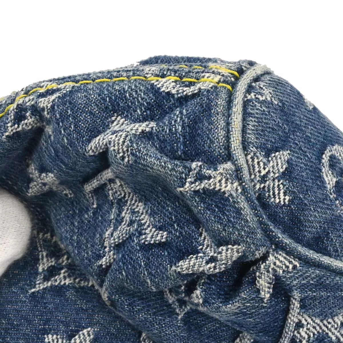 Louis Vuitton Blue Monogram Denim Mini Pleaty Handbag M95050 - Image 7