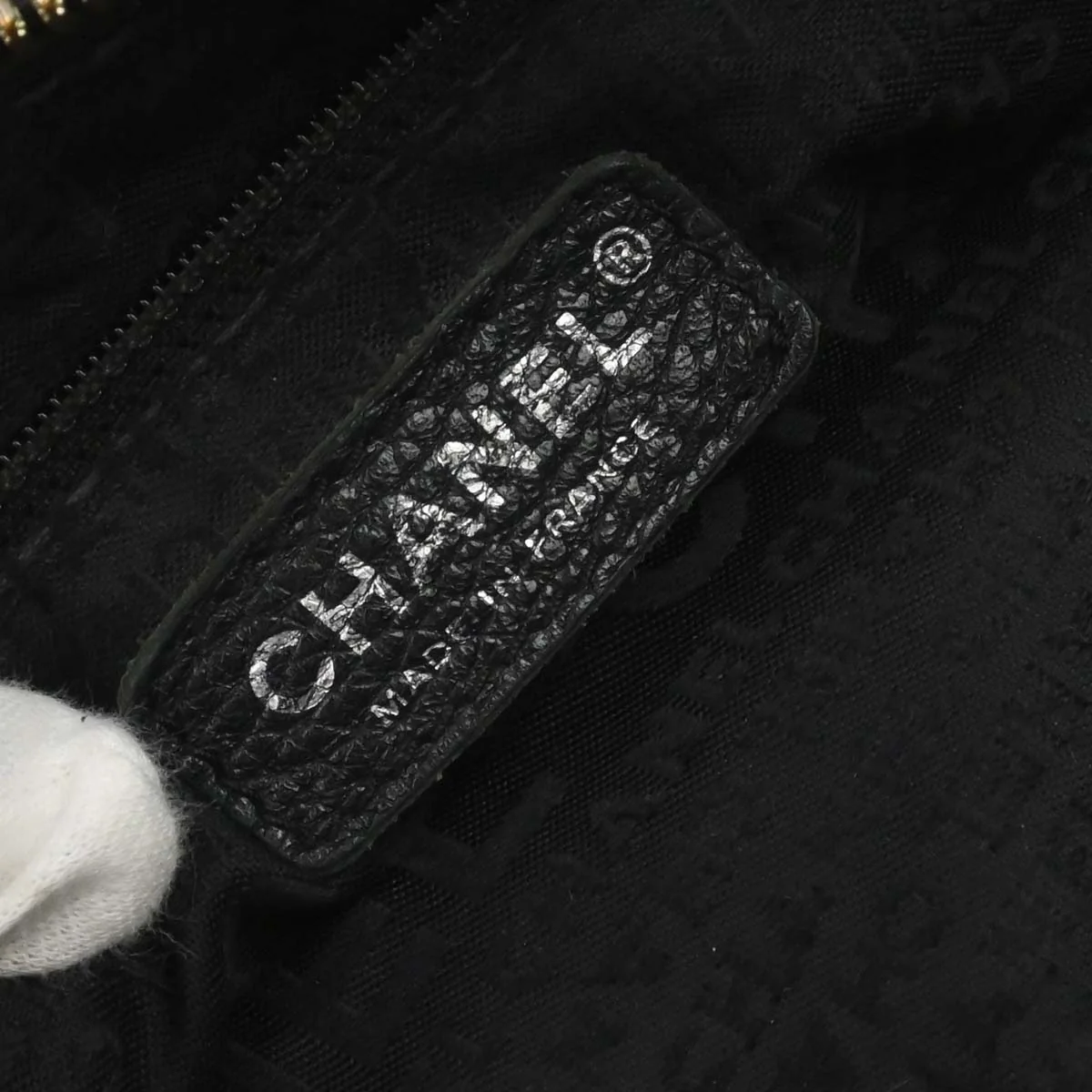 Chanel Black Calfskin Fringe Handbag - Image 17