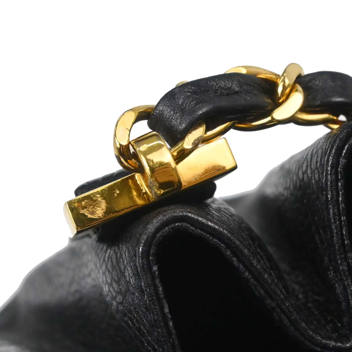 Chanel Black Caviar Skin Shoulder Bag - Image 18